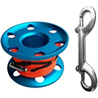 FLAMEER Buceo De Dedo Premium Spool Cave Wreck Reel Alloy 20-30 - 50m Lifeline